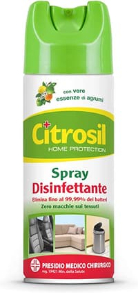 Citrosil Home Protection Spray Disinfettante в опаковка, показваща предната страна с основна информация.