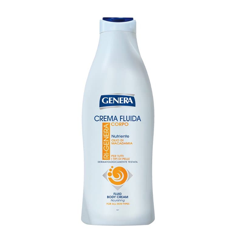 Genera Fluid Body Cream Macadamia – 500 мл опаковка отпред