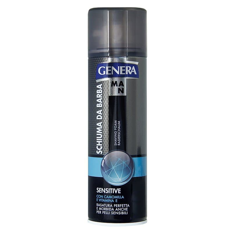 "Gillette Classic Пяна за бръснене Sensitive 300 мл – Опаковка, предна страна"​
