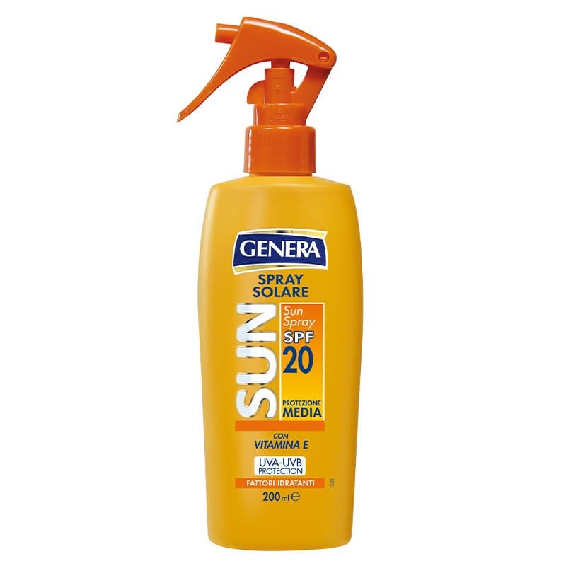 Genera Sun Spray SPF 20 Слънцезащитен Спрей 200 мл