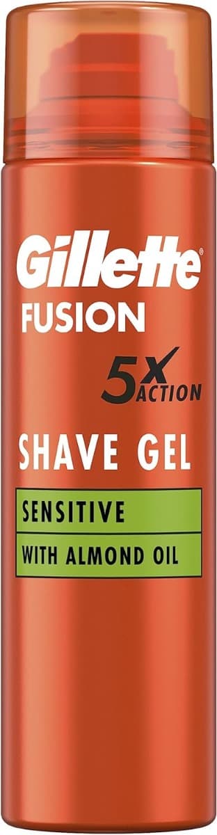 Gillette Fusion5 Ultra Sensitive Гел за бръснене – опаковка 200 ml

