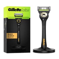 Gillette Labs Black & Gold Самобръсначка, стойка и ножче