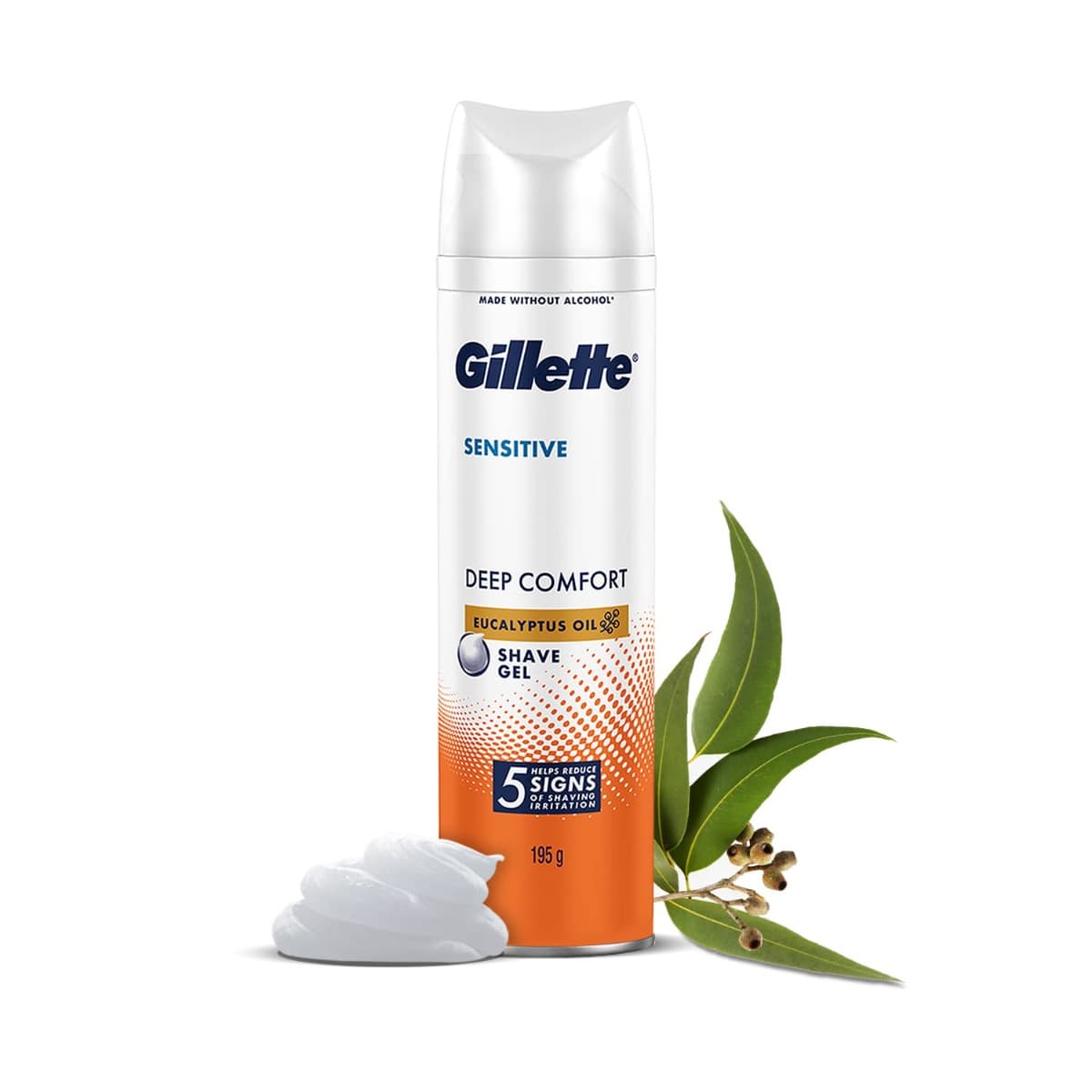 Gillette Pro Sensitive Comfort Гел за бръснене с евкалиптово масло – 200 мл
