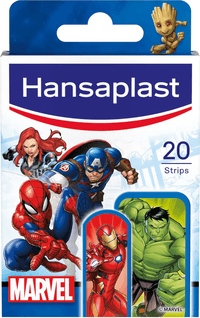 Hansaplast Marvel – детски лепенки със супергерои, 20 броя