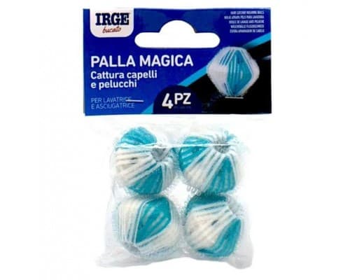 IRGE Palla Magica комплект 4 топчета за улавяне на косми за пералня и сушилня
