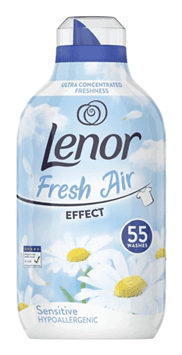 Lenor Fresh Air Sensitive – бутилка 770 ml, 55 пранета (преден изглед)
