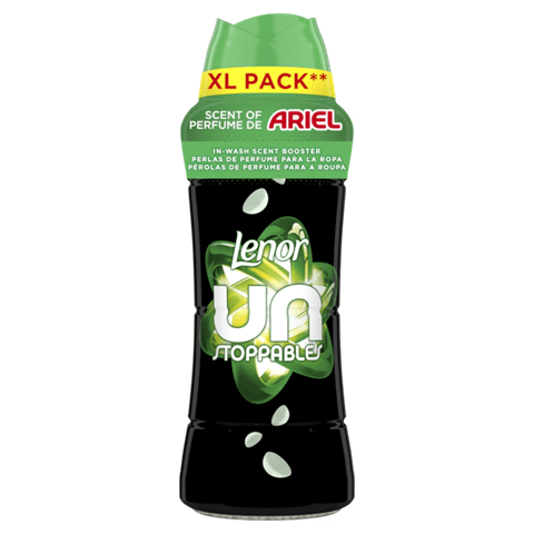 Lenor Unstoppables Ariel – предна страна на опаковката 495 г