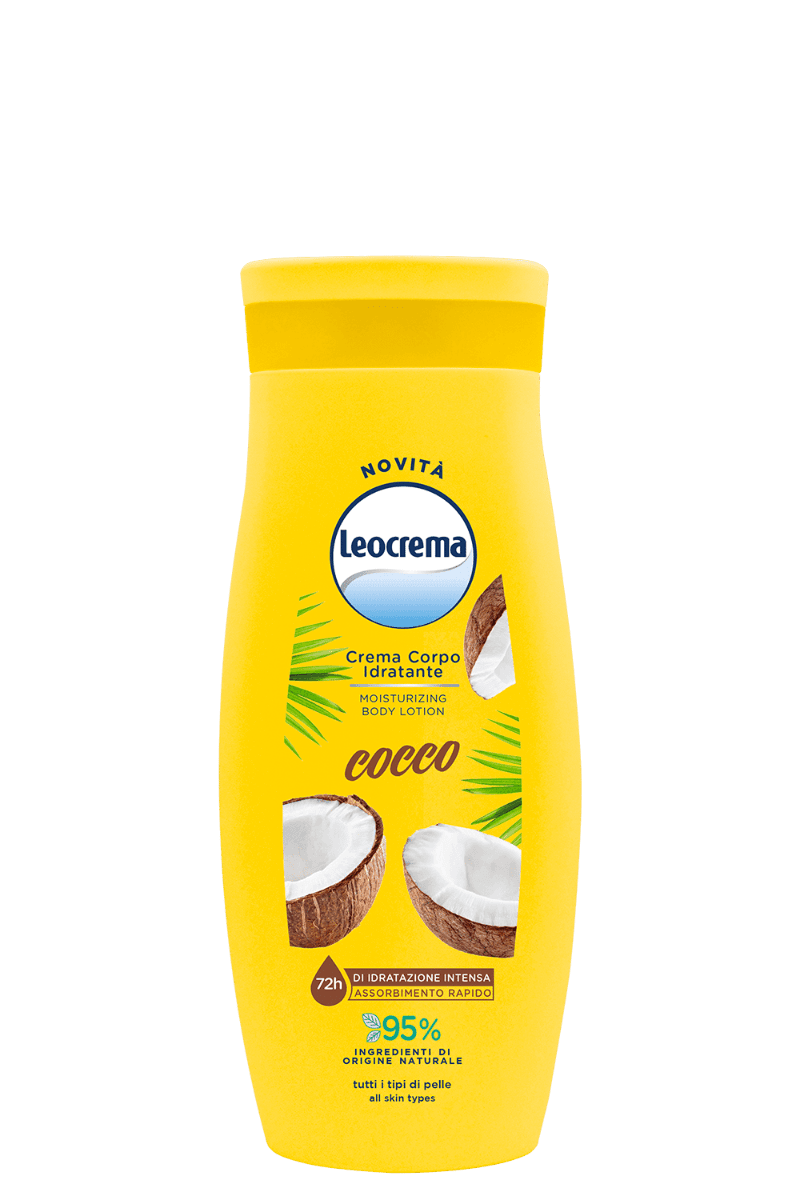 Leocrema Crema Fluida Idratante Cocco – 250 ml, кокосов лосион за тяло