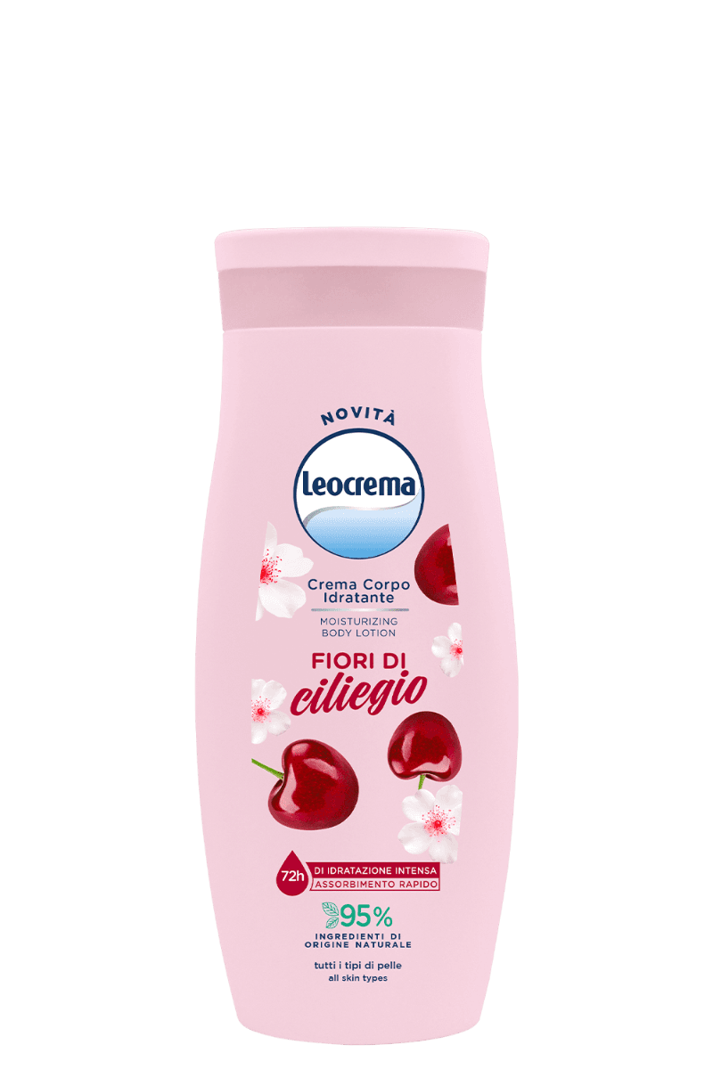 Leocrema Crema Fluida Idratante Fiori di Ciliegio – 250 ml, лосион с черешов цвят