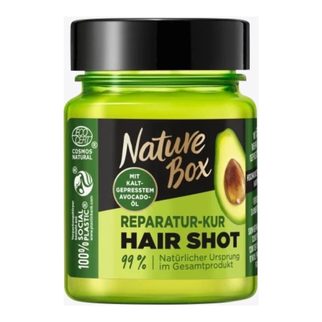 Nature Box Reparatur-Kur Hair Shot терапия за коса с авокадово масло 60 мл