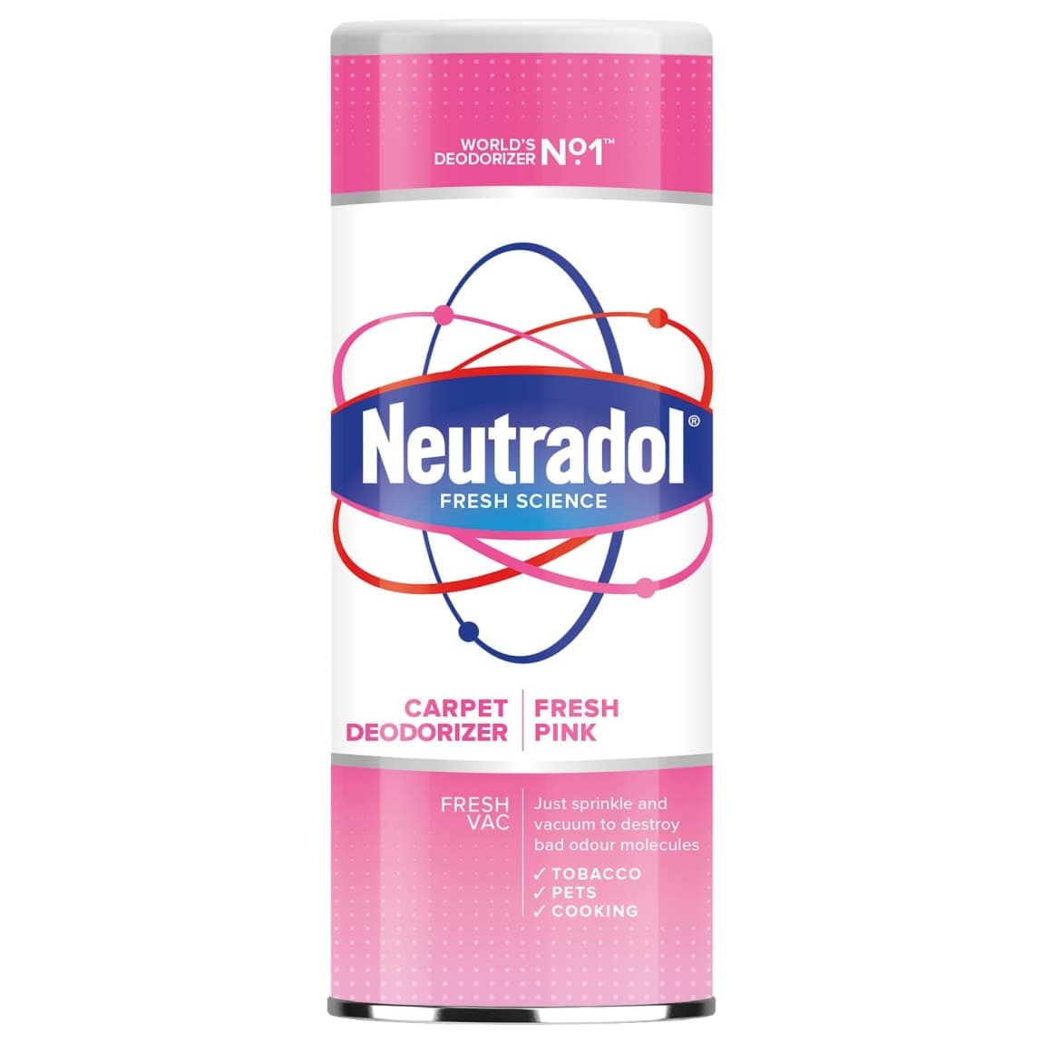 Neutradol Fresh Pink прах за освежаване на килими – 350 г