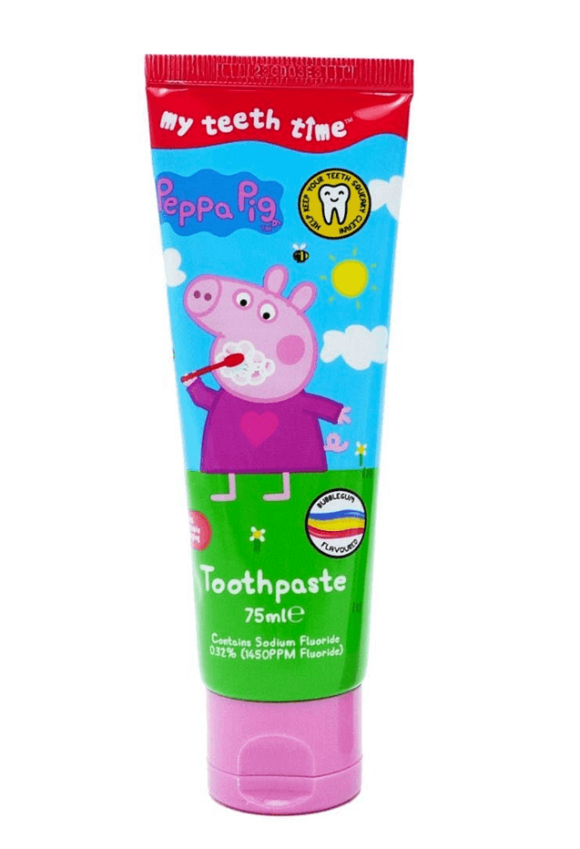 Peppa Pig детска паста Bubblegum 75 ml – опаковка отпред

