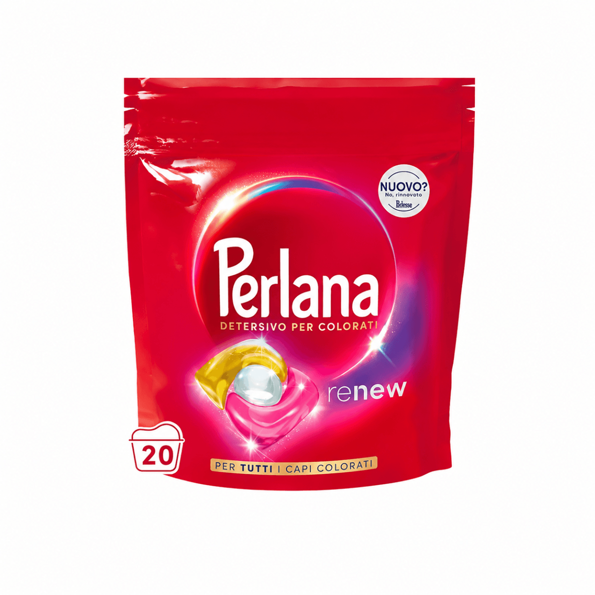 Perlana Renew Caps Color капсули за пране на цветни дрехи