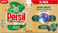 Persil Ultimate Active Clean Капсули за Бяло и Цветно Пране 38 бр