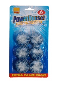 Powerhouse Hygienic Blue Почистващи и Ароматизиращи Блокчета 6 бр