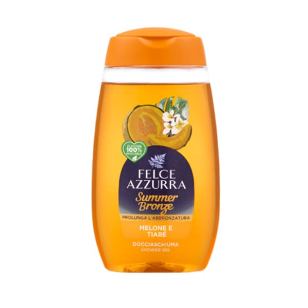 Felce Azzurra Summer Bronze душ гел – бутилка 250 мл, пъпеш и тиаре