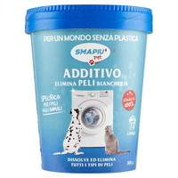 Smapiù Перилна Добавка за Премахване на Козина и Косми от Текстил – предна страна на опаковката, 500 г