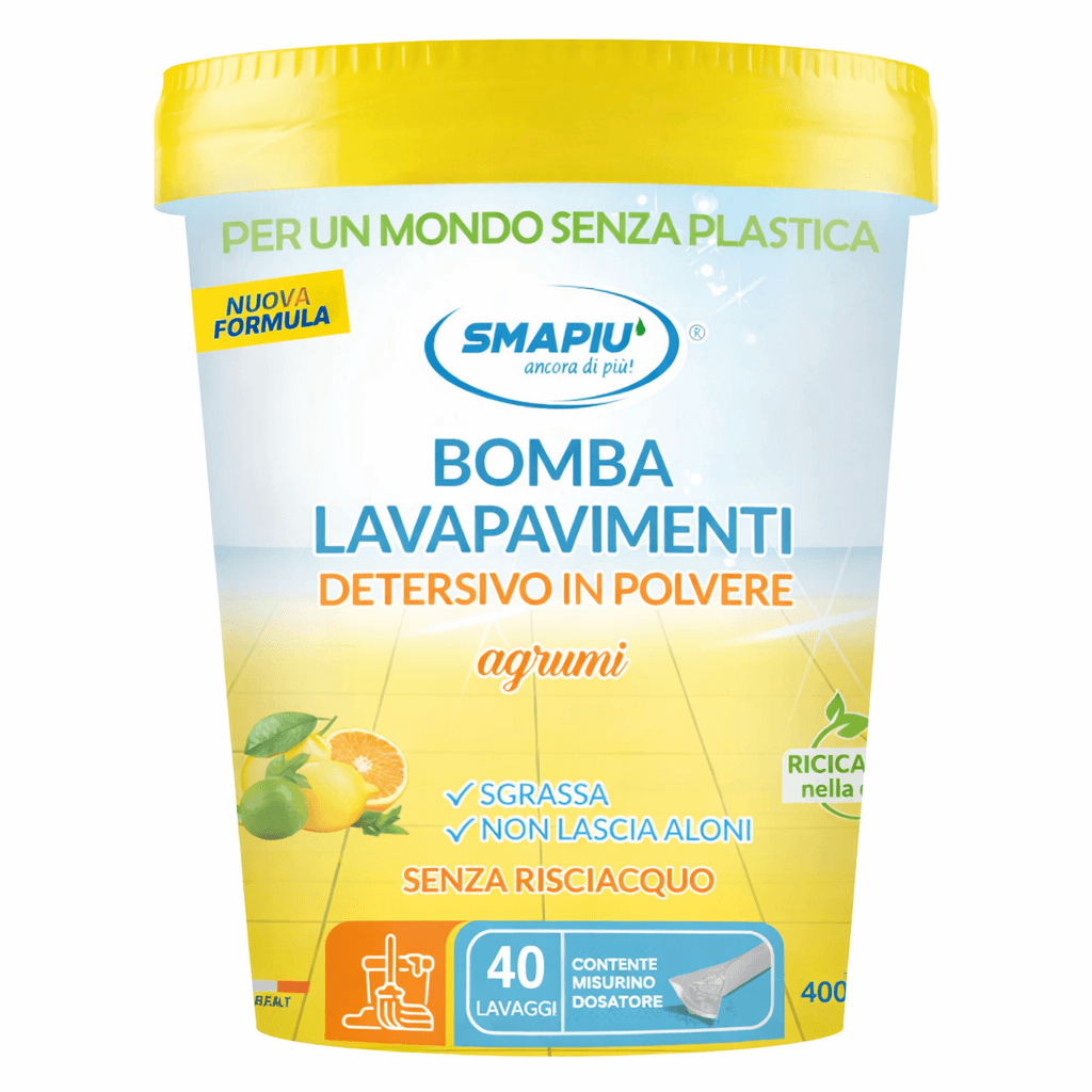 Smapiù Bomba Lavapavimenti Agrumi 400 г прахообразен препарат за под