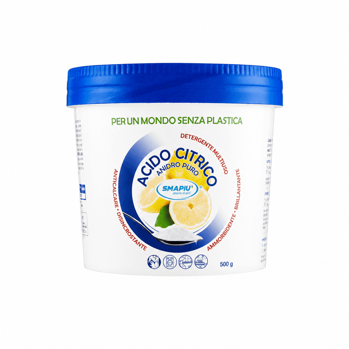 Опаковка на Smapiù Acido Citrico Puro (500g).