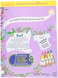 Surf Lavender & Jasmine – Задна част със състав и инструкции