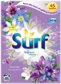 Surf Lavender & Jasmine Прах за Пране Предна част, 2.25 кг