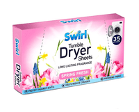 Swirl Spring Fresh Кърпички за Сушилния с Омекотител и Антистатик 35 бр