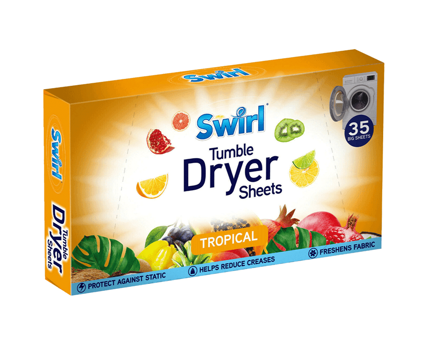  Опаковка Swirl Tumble Dryer Sheets Tropical – 35 листа