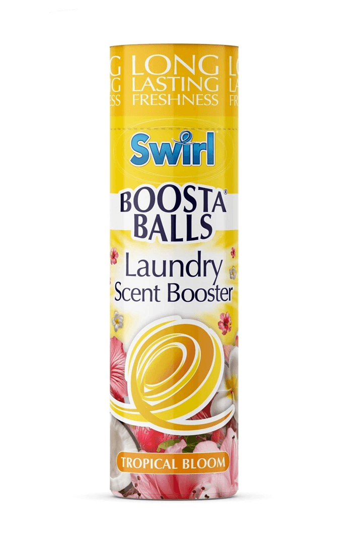 Swirl Tropical Bloom ароматни перли за пране – опаковка отпред