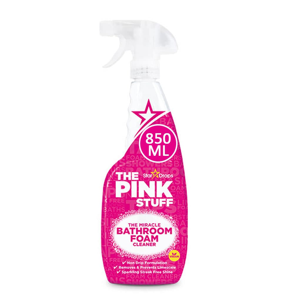 The Pink Stuff Bathroom Foam Cleaner 850 мл – предна страна на опаковката