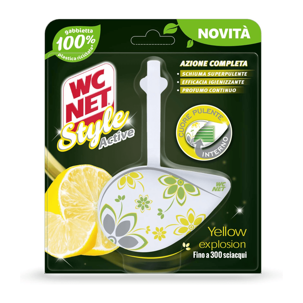 WC NET Тоалетно Блокче Active Style Yellow Explosion