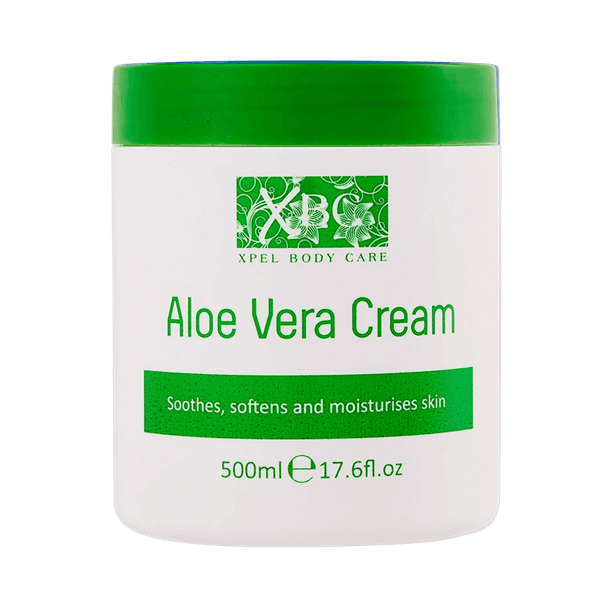 "XBC Aloe Vera Cream 500 мл – предна страна на опаковката“