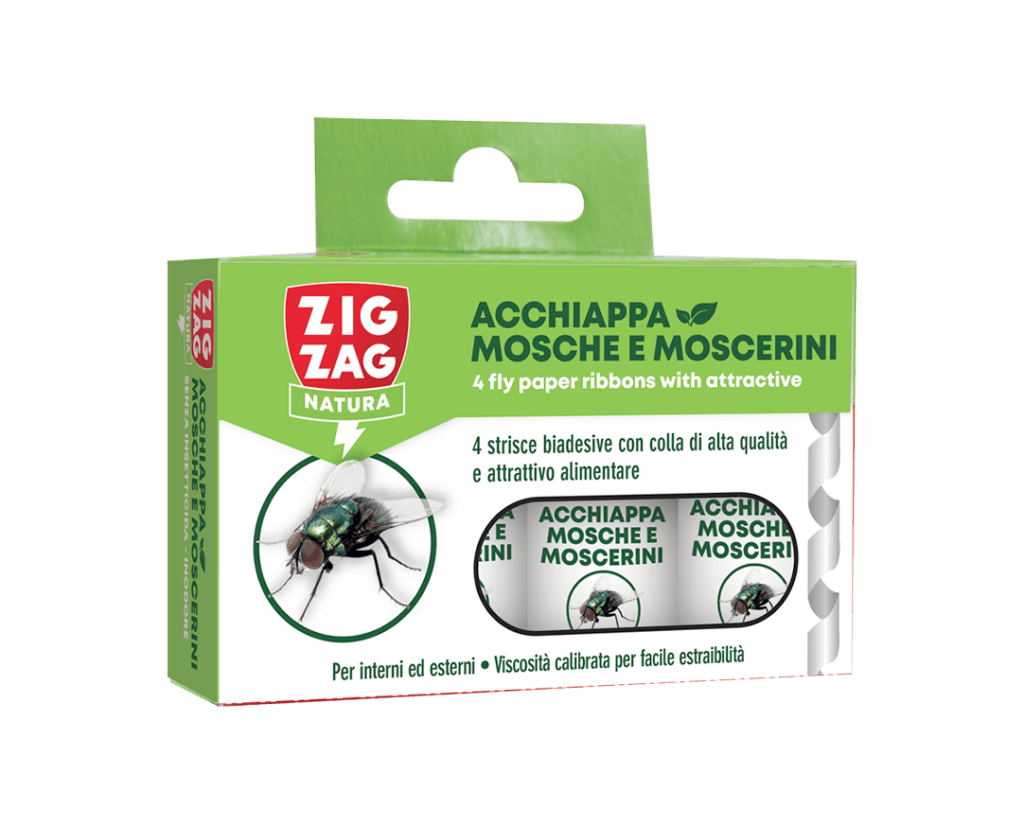 Zig Zag Ecologico – пакет от 4 самозалепващи ленти против мухи