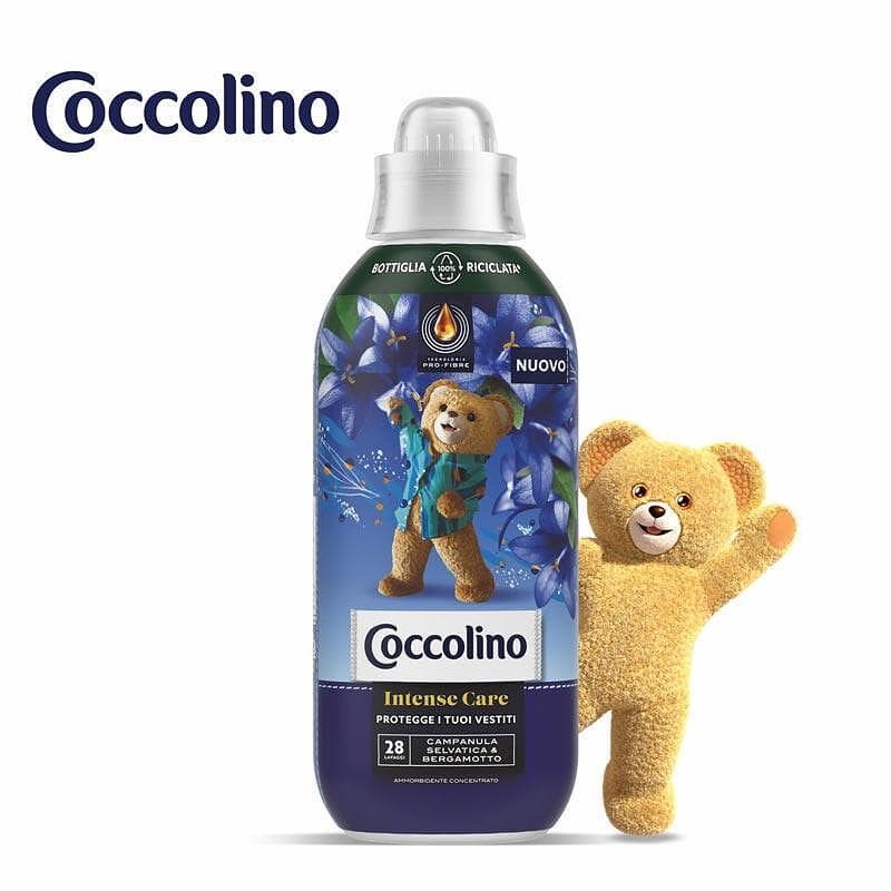 Опаковка на Coccolino Ammorbidente с аромат на бергамот.