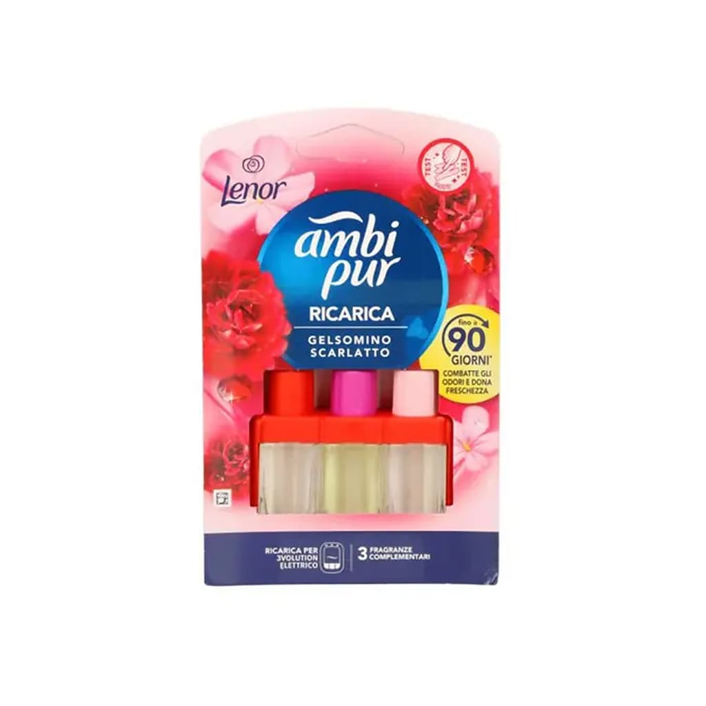 Ambi Pur 3Volution пълнител – Gelsomino Scarlatto 20 ml – отпред