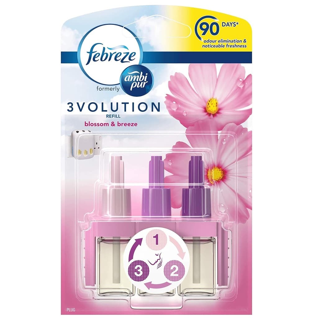 Пълнител за Ел. Дифузер Ambi Pur 3volution Blossom & Breeze 90 дни