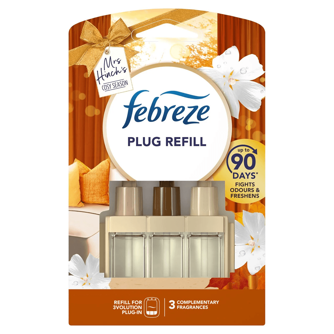 Опаковка на Febreze 3Volution Cosy Season – 20 мл
