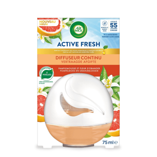 Air Wick Active Fresh Pamplemousse & Fleur d'Oranger – преден изглед