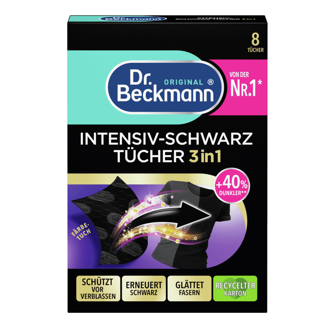 Dr. Beckmann кърпички за черно пране 3in1 – 6 броя