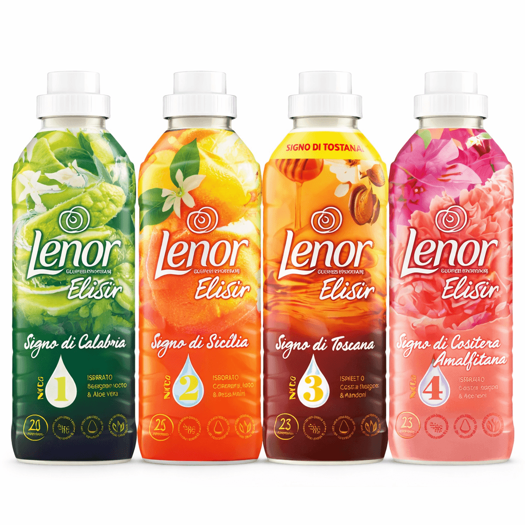 Lenor Elixir серия концентрирани омекотители – различни аромати
