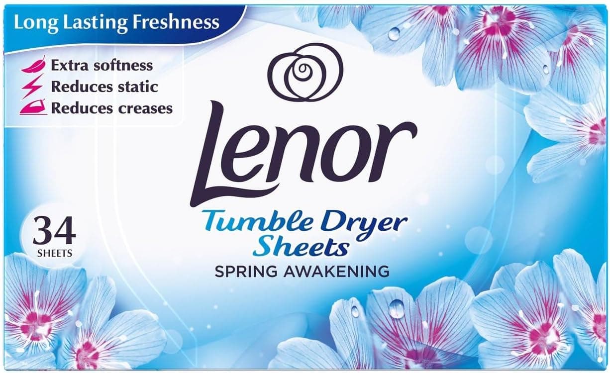 Lenor сушилни кърпички Spring Awakening – опаковка отпред