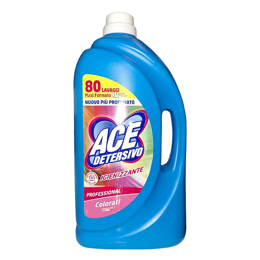 ACE Detersivo Igienizzante Professional Colorati течен перилен препарат за цветно пране 4 л – 80 пранета