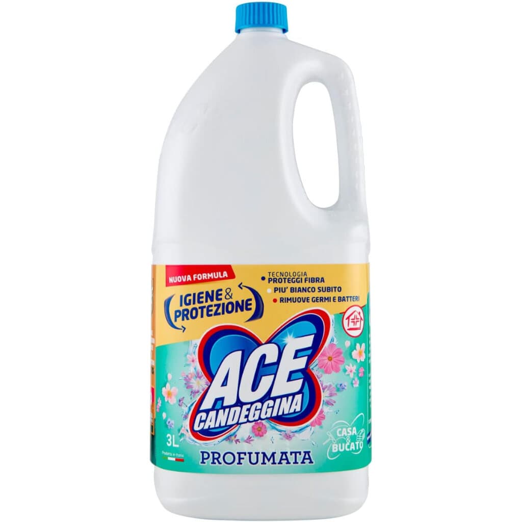 Туба белина на ACE Profumata (1 Л), показваща продукта и акцентираща върху ароматизираната формула.
