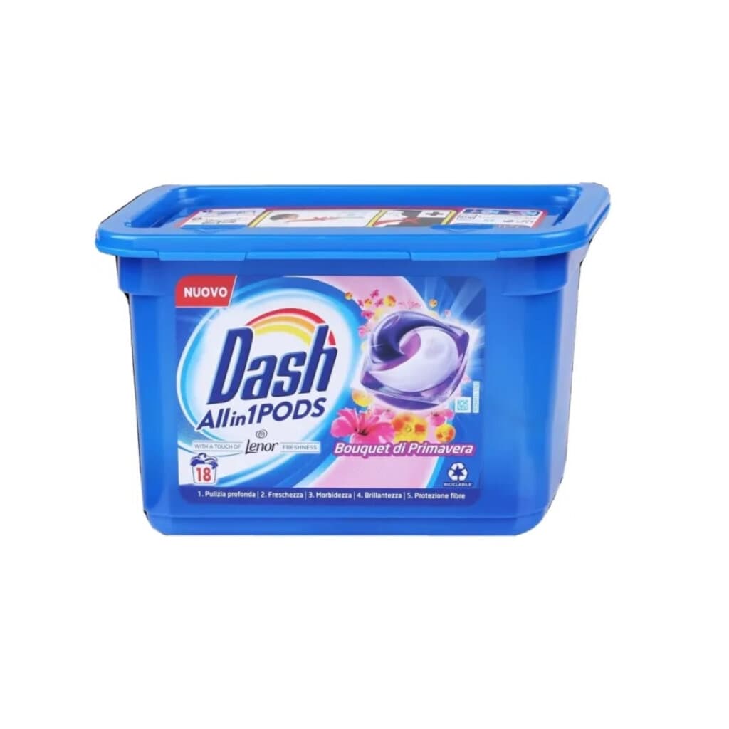 Капсули за пране Dash PODS Lenor Примавера 18 бр