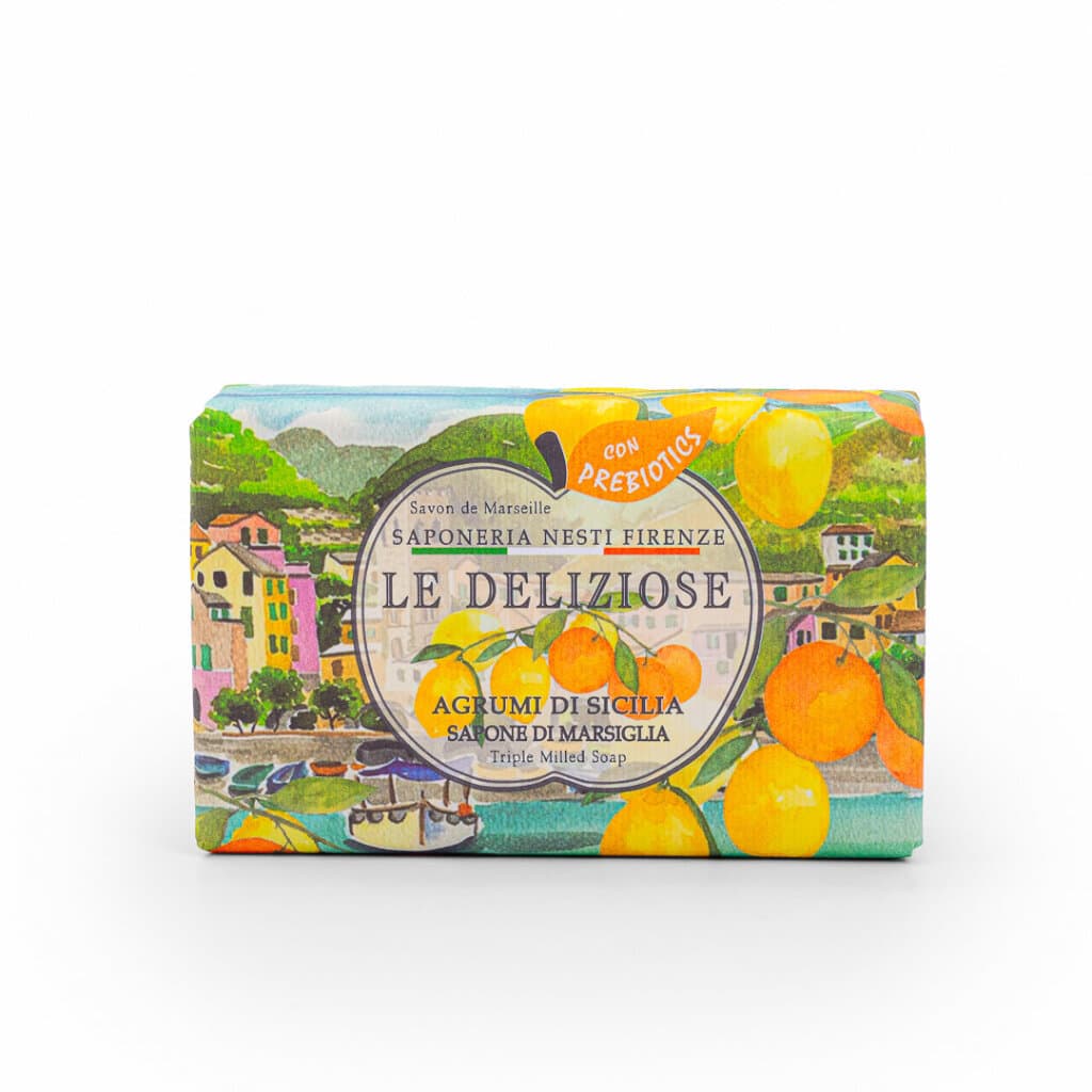 Nesti Dante Le Deliziose Agrumi di Sicilia Sapone Solido - 150g | Натурален сапун с цитруси от Сицилия