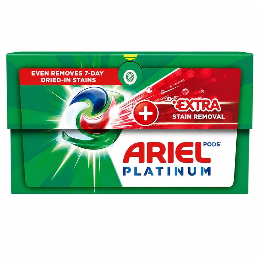 Ariel Platinum PODS Extra Stain Removal концентрирани капсули за пране срещу упорити и 7-дневни засъхнали петна