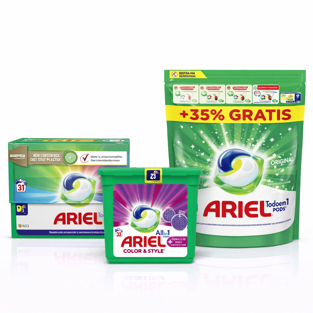 Ariel капсули за пране All-in-1 – различни опаковки