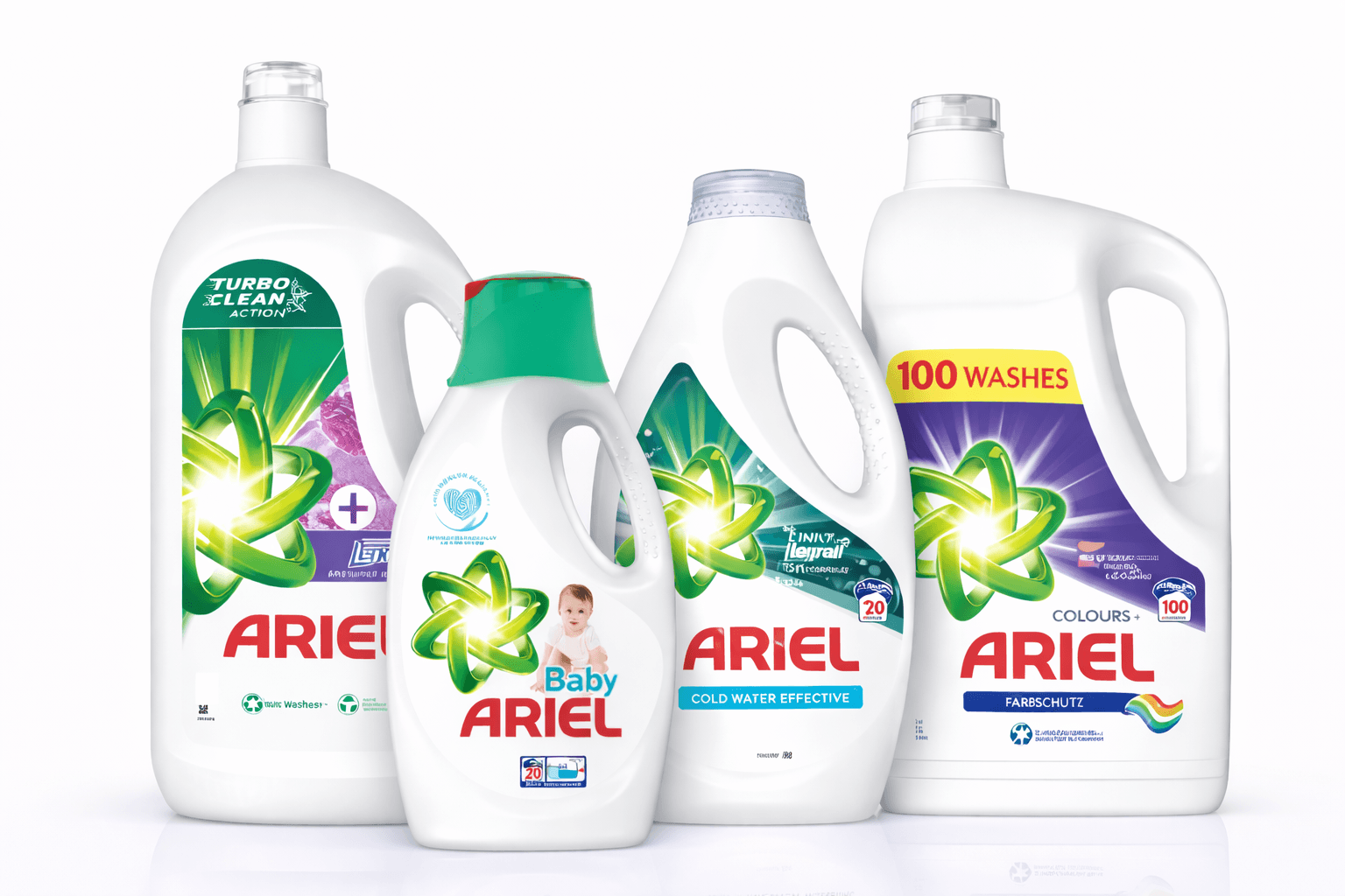 Ariel Богата Гама Перилни Препарати - Варианти