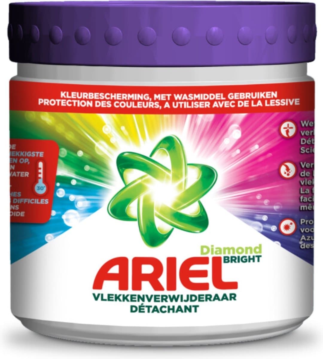 Ariel Diamond Bright Прах за премахване на петна – Опаковка 500 г