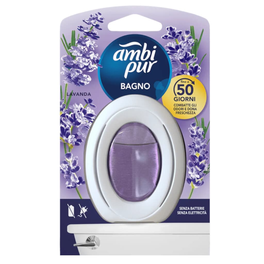 "Ambi Pur Profumatore Bagno alla Lavanda – Опаковка, предна страна"