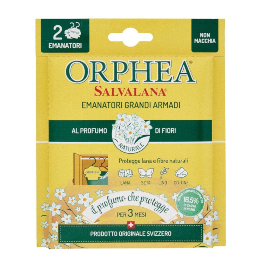 Опаковка на Orphea Emanatori Salvalana Grandi Armadi с цветен аромат.